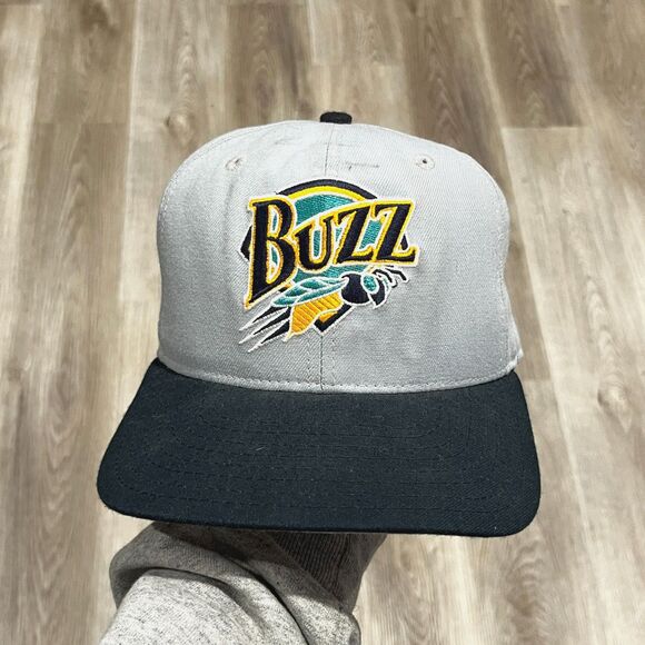 Vintage 90s New Era Salt Lake Bees Buzz Minor League Baseball Team Snapback Hat - Picture 1 of 5